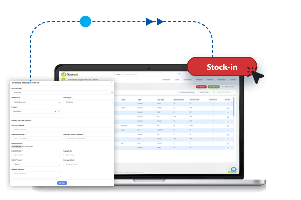 Auto Stock-in Against Purchases